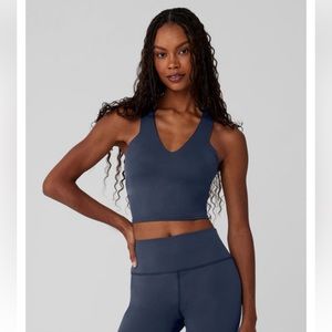 ALO Yoga Bra Tank Navy Blue